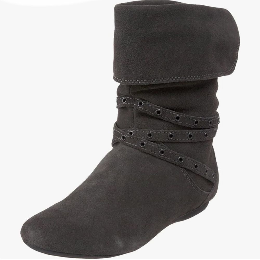 Report Black Suede Foldover Bethel Boots Size 7.5